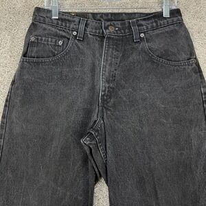 VTG Levis 560 Jeans Mens 33x30 Black Tapered Leg Loose Fit 5 Pocket Made in USA